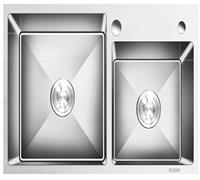 Chậu rửa 2 hố Inox 304